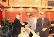 دیدارنوروزی رییس دانشگاه صنعتی شاهرود باکارکنان واعضای هیات علمی 